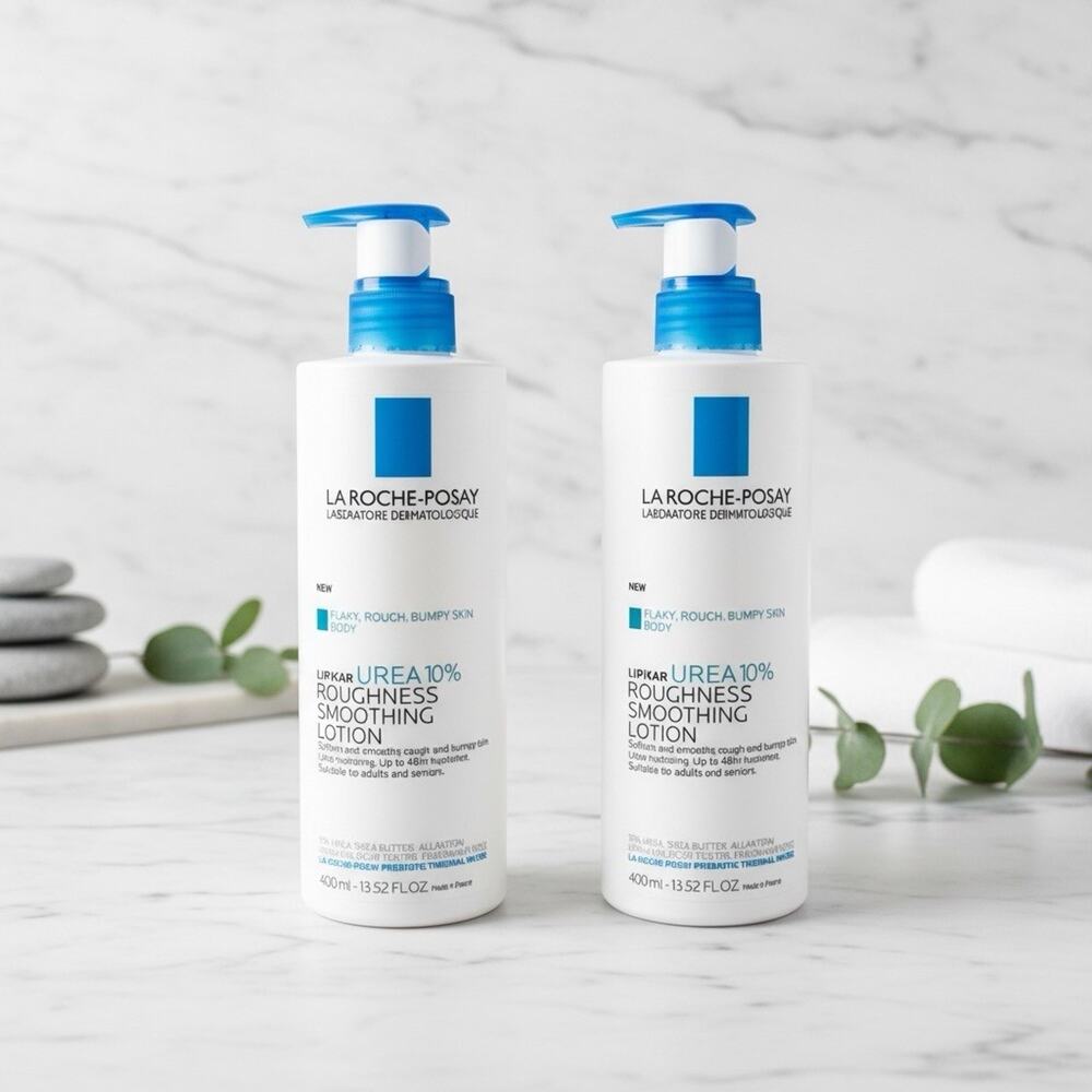 La Roche-Posay Lipikar Urea 10% Smoothing Lotion 13.52oz Lot Of 2 Exp 11/2028